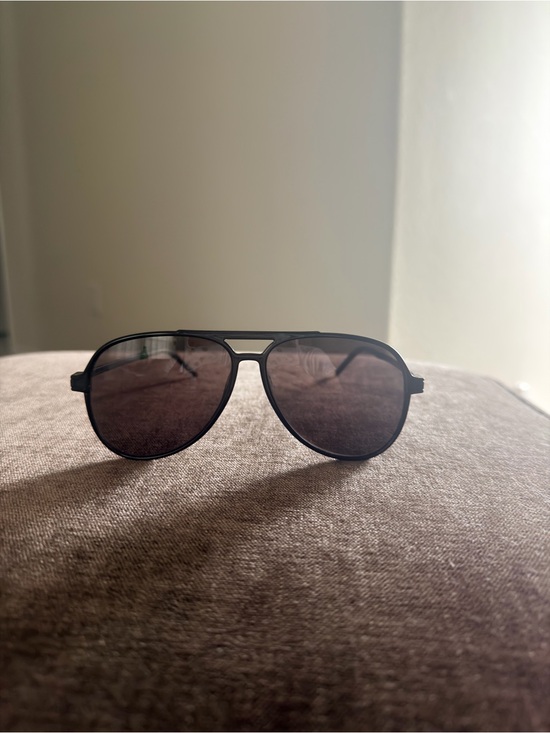Saint Laurent Accessories - SAINT LAURENT Aviator Sunglasses - Black Frame with Brown Lenses SL228 style